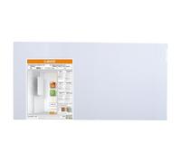 Panneau isolant XPS avec primaire - PVG - 1 m x 0,5 m x 4 mm - Texture lisse - Gris - Intérieur - Murs