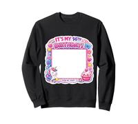 Panneau « It's My 14th Birthday » avec Inscription « My Shirt » pour Fille de 14 Ans Sweatshirt