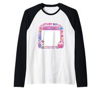 Panneau « It's My 16th Birthday » avec Inscription « My Shirt » pour Fille de 16 Ans Manche Raglan