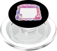 Panneau « It's My 20th Birthday » avec Inscription « My Shirt 20 Year Old Girl » PopSockets PopGrip pour MagSafe