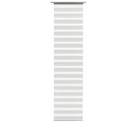 GARDINIA Panneau Japonais (1 Pièce), Rideau Coulissant, Store Enrouleur Double, Rideau Day + Night, Technologie Innovante + Brevetée, Blanc, 60 x 245 cm (LxH)