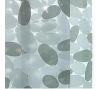 Panneau Japonais Tamisant Gris Dévoré enduit Galet - MADECOSTORE - L45 x H260cm - Blanc