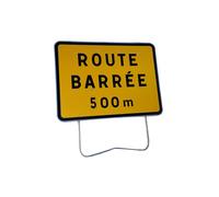 PANNEAU KC1 ROUTE BARREE 800X600MM DISQ T1 - NADIA SIGNALISATION - 1004366