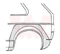 Panneau Latéral Arrière Gauche Compatible Pour VW GOLF I 17 CABRIOLET 155