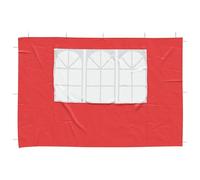 Panneau latéral auvent rouge 2 pièces 300 x 195 cm