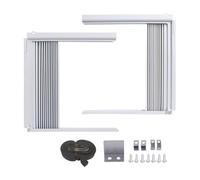 Panneau latéral du climatiseur de fenêtre - Kit d'étanchéité avec cadre amovible isolé. Facile à installer sur les murs de votre lieu de travail ou à la maison, ce qui le rend adapté aux saisons chaud