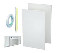 Panneau latéral isolant pour climatiseur à fenêtre, joint isolant en mousse, anti-poussière, anti-courants d'air, kit panneau latéral, pour maison, chambre, intérieur, hiver froid
