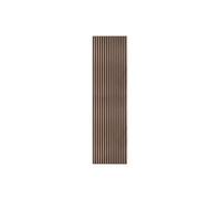 Panneau Latte Acoustique Murale Noyer Foncé Luxe Placage Décoratif 240cm x 60cm Noyer Foncé
