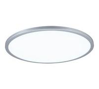 Paulmann 71006 Atria Shine Panneau LED rond à 3 niveaux de intensité 420 mm avec 1 x 22 W à intensité variable Blanc lumière du jour chromé mat Panneau lumineux en plastique 4000 K
