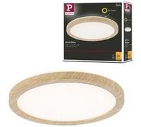 Paulmann Panneau LED Atria Shine Backlight – Rond 190 mm IP44 – 11,2W 850 lm 3000K Effet bois