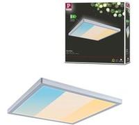 Panneau LED Atria Shine IP44 carré 298x298mm 15,7W 2100lm 3000 - 6500K Chrome mat Chrome mat G