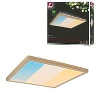 Panneau LED Atria Shine IP44 carré 298x298mm 15,7W 2100lm 3000 - 6500K Esthétique bois Esthétique bois G