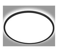 Panneau Led Briloner Leuchten Slim, 18 W, 2400 Lm, Ip20, Noir, Plastique, 29,3 Cm