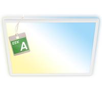 Panneau Led,Classe Énergétique A,14w À 3000lm,50.000h Éclairage,Plat,Cct,Lumière Indirecte,Dalle Led,Panneau Plafond,Plafonnier,Lustre Salon,42x42x3 Cm,Blanc