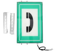 Panneau LED D'appel de Sécurité du Tunnel, Indicateur D'urgence | Boîtier Métal et Plastique, Antireflet, Visible en Faible Lumière, pour Tunnels Routiers et Parking Souterrain