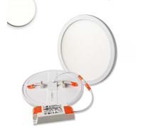 Panneau LED Encastré Ø 17,5 cm Flex 15W Neutre Blanc, Découpe 5-16 cm