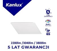 Panneau LED encastré IP65 40W 60NW 4800lm 4000K BLINGO 37279