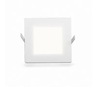 Panneau LED Encastré Ultra Fin Carré Blanc Froid 950LM 15W Dimmable (W) Ø 152mm