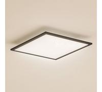 Panneau LED Enhife Lindby, noir, Bureau, Moderne, Plafonnier LED