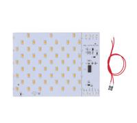 Panneau LED flexible, 3 modes d'éclairage, panneau lumineux pour simulation solaire, lampe à flamme de bougie, 5 à 6 V