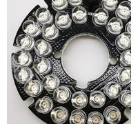 Panneau LED infrarouge 850 nm avec 36 LED, éclairage de vision nocturne 2 W pour réparation de caméras de vidéosurveillance, DC 12 V, compatible avec objectifs de 4 mm, 6 mm, 8 mm