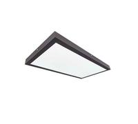 Panneau LED Kisongo surface 24W 6000K noir 60x30cm