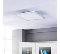 Panneau LED Livel Lindby, dimmable, gris, Cuisine, Matière Plastique, Moderne, Plafonnier LED