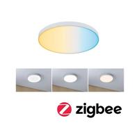 Panneau Led Loria D.300mm 16,5w 1600lm Tunew Zigbee Métal Blanc 230v