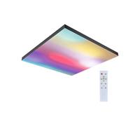 Panneau Led Loria Rainbow 595x595mm 31w 2820lm Dynamic Rgbw Métal Noir 230v