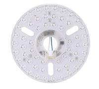 Panneau LED Magnétique pour Ventilateur de Plafond, Kit Luminaire Réglable 24W 3CCT 3000K-6000K, 16 cm Remplacement Éclairage pour Intérieur (230V)