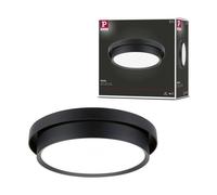 Paulmann Plafonnier LED Malik – 3-Step-Dim 2700K 850 lm 13,5 W – Noir mat – Applique/Plafonnier