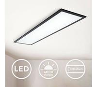 Panneau LED Plafonnier 4.000K 22W 2.200lm noir 1m dalle led lumineuse plafond