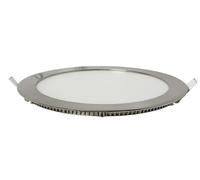Panneau LED rond encastrable 20 W nickel CCT