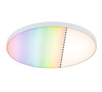 Panneau Led Velora D.400mm 22w 2000lm 3000k Rgbw Zigbee Métal Blanc 230v