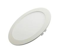 Panneau LED Ultra mince Downlight 3W 6W 9W 12W15W 25W LED ronde plafonnier encastré AC85-265V panneau LED lampes à intensité variable(Cold White,Non Dimmable 4W)