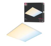 Panneau Led Velora 595x595mm 19,5w 2200lm Zb Tunw Métal Blanc Dépoli 230v
