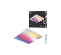 Paulmann Panneau carré Led Velora Rainbow Dynamic Rgbw 13,2w Blanc