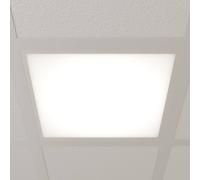 Panneau LED Vinas Arcchio, blanc, Bureau, Matière Plastique, Moderne, Plafonnier LED