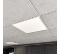 Panneau LED Vinas Arcchio, dimmable, blanc, Bureau, Matière Plastique, Plafonnier LED