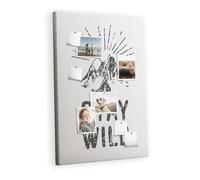 Panneau liège horizontal | tableau mural multifonction pour bureau école maison | idéal pour planifier tâches notes photos et idées créatives - 80x120 - coloré - Restez à Wild Mountain