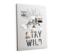 Panneau liège horizontal | tableau mural multifonction pour bureau école maison | idéal pour planifier tâches notes photos et idées créatives - 100x140 - coloré - Restez à Wild Mountain