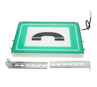 Panneau Lumineux D'appel D'urgence LED pour Tunnel Routier | Haute Visibilité, Boîtier Protecteur Antireflet, Usage en Tunnels Routiers et Ferroviaires, Format 16x10 Pouces