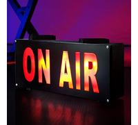Panneau lumineux d'enregistrement, boîte de lumière à air, panneau néon en direct, signalisation aérienne, panneau lumineux On Air, éclairage LED de studio, panneau d'avertissement pour studio,