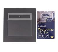 Panneau Lumineux D'hôtel 40a à Carte Contrôle, 3 Fils | Pc, Design Simple et Élégant, pour Hébergement et Maison D'hôtes, Capacité ≤8800w, Gestion de Charge