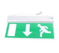 Panneau Lumineux d'urgence à LED, Panneau Lumineux de Sortie de Secours à LED, Panneau Acrylique, Source de Lumière LED Brillante, Faible Consommation d'énergie, 110-220 V,