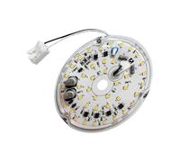 Panneau Lumineux LED À Intensité Variable 3.93 Pouces Remplacement De Ventilateur Plafond Remplacement Lumière Affleurante Ronde