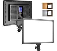 NEEWER Panneau Lumineux 192 LED, 20W Lumière Soft Ultra-Fine Bicolore Dimmable pour Caméra DSLR, Batterie Lithium Intégrée 8000mAh, 3200-5600K CRI97+ Éclairage pour Photo, Vidéo, Streaming en Direct