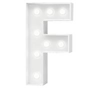 Panneau Lumineux LED Blanc Froid, Lettres Librement Combinables For Mariage, Anniversaire, Fête, Lampe En Carton Mousse Prédécoupée, Décoration De Maison(F,120cm/4ft)