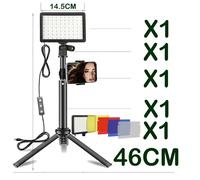 Panneau lumineux LED pour photographie et vidéo,Kit de lampe de Studio avec trépied,filtres rvb pour tournage en direct,youtube - Type with holder 1PC