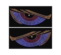 Panneau lumineux LED pour voiture, lumière Devil Eyes pour voiture | Écran d'animation avec panneau LED flexible USB, panneau d'affichage créatif LED Auto Devil Eyes pour voiture, SUV,